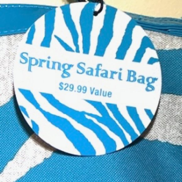 *Valentines~Spring Safari~Hot Pink~Canvas Zebra Striped~CarryOn~Weekender Tote - Picture 2 of 8